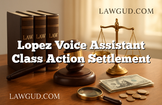 Lopez Voice Assistant Class Action Settlement Real Or Fake: Latest Updates & What It Means